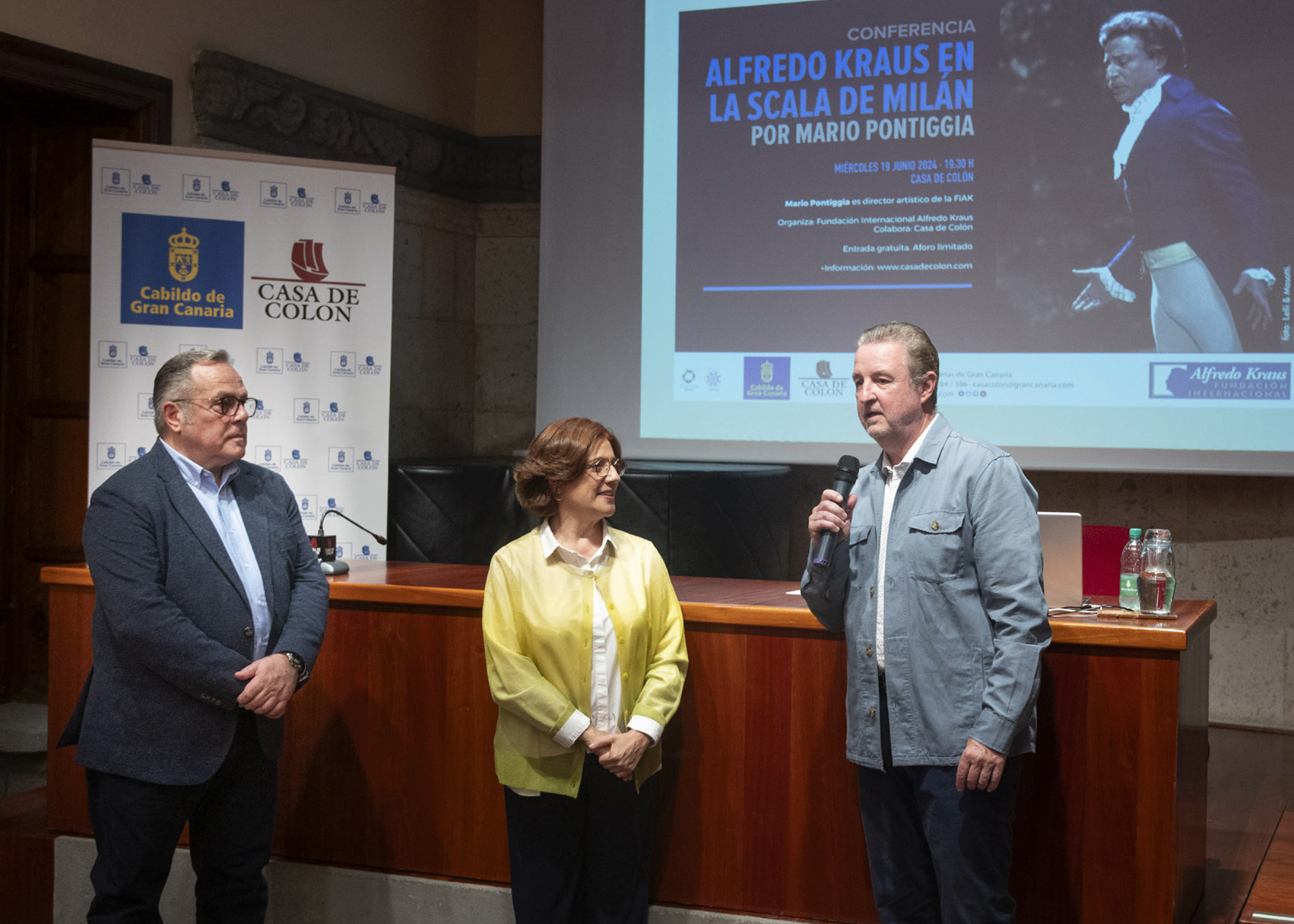 Conferencia ‘Alfredo Kraus en la Scala de Milán’, a cargo de Mario Pontiggia, en la Casa de Colón