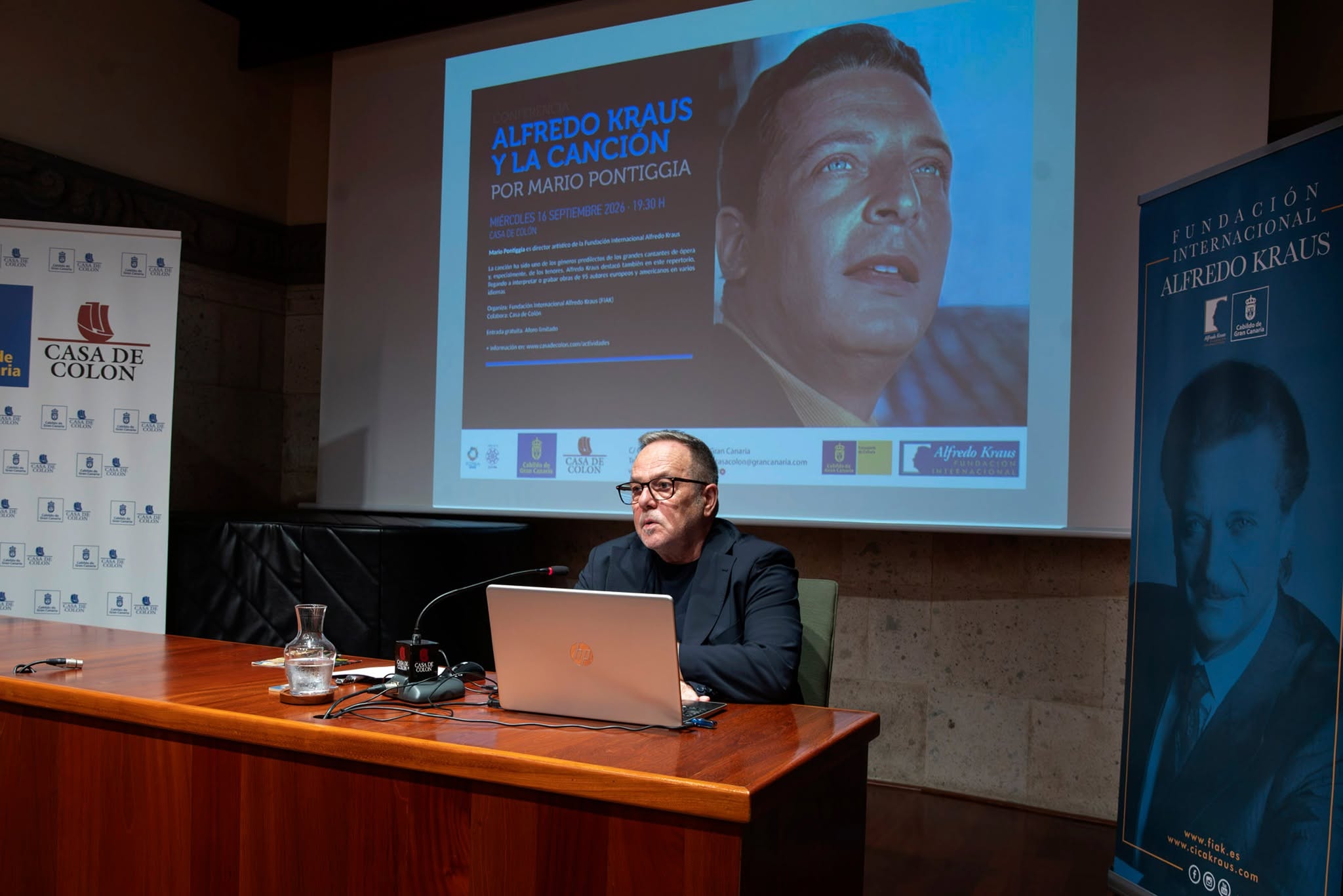 Mario Pontiggia pone en valor el repertorio de la canción que interpretó Alfredo Kraus a lo largo de su carrera